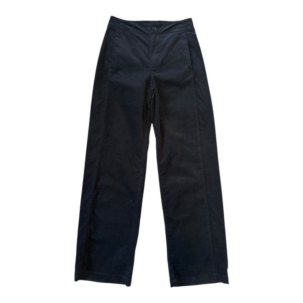 AG Adriano Goldschmied Black Wide Leg Corduroy Pants Size 4 (26) NWT